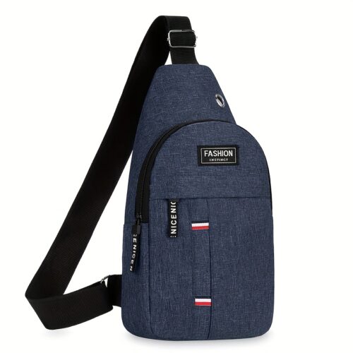 Sac bandoulière croisé pour homme et garçon. Léger, tendance et décontracté en nylon résistant.