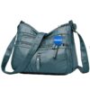 Sac Bandoulière Multifonctionnel Homme et Femme – Style Urbain, Multi-Poches et Pratique pour Voyage et Trajets + Pendentif Offert