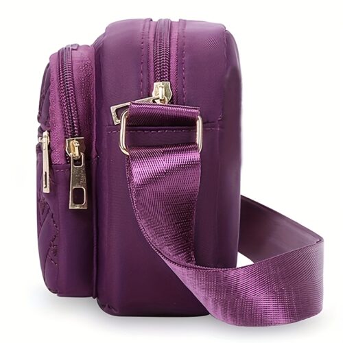 Sac bandoulière léger et décontracté pour le sport et le voyage (sens d'ouverture du zip aléatoire).