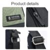 Cette pochette bandoulière pour homme est conçue pour offrir une solution de rangement compacte, pratique et polyvalente au quotidien.
