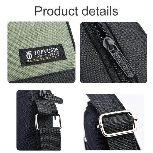 Cette pochette bandoulière pour homme est conçue pour offrir une solution de rangement compacte, pratique et polyvalente au quotidien.