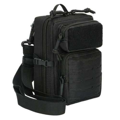 Restez organisé et gardez les mains libres lors de vos aventures en plein air. Ce sac de cheville tactique (système MOLLE/EDC) est conçu en nylon ultra-résistant.