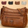 Sac Bandoulière Rétro pour Femme Laissez-vous séduire par ce nouveau sac à bandoulière au charme rétro irrésistible, pensé pour sublimer toutes vos tenues avec une touche d'élégance intemporelle.