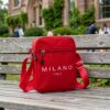 Sac à Poitrine Multifonctionnel "Milan" Design italien branché : Un imprimé unique au style résolument moderne, idéal pour les adolescents