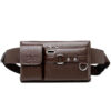 Sac Banane Femme Chic et Pratique – Sac Bandoulière, Poitrine et Épaule en Nylon Unie avec Sangle Réglable et Multi-Compartiments, Idéal pour le Voyage, le Quotidien et Noël