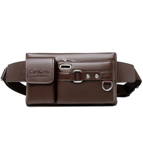 Sac Banane Femme Chic et Pratique – Sac Bandoulière, Poitrine et Épaule en Nylon Unie avec Sangle Réglable et Multi-Compartiments, Idéal pour le Voyage, le Quotidien et Noël