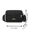 Sac Multicolore à Épaule pour Femme – Spacieux & Pratique pour l'Hiver [Fermeture éclair aléatoire