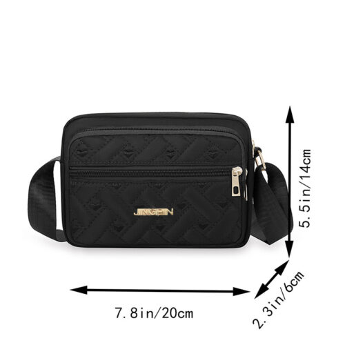 Sac Multicolore à Épaule pour Femme – Spacieux & Pratique pour l'Hiver [Fermeture éclair aléatoire