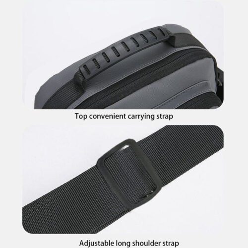 Sac à bandoulière décontracté pour homme, parfait pour le quotidien, les voyages ou les rendez-vous. Il se distingue par sa conception multi-poches ultra-pratique, sa sangle réglable et ses finitions à franges.