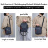 Sac à bandoulière décontracté pour homme, parfait pour le quotidien, les voyages ou les rendez-vous. Il se distingue par sa conception multi-poches ultra-pratique, sa sangle réglable et ses finitions à franges.