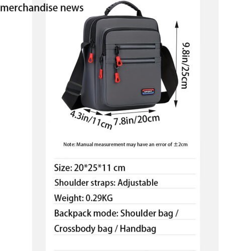 Sac à bandoulière décontracté pour homme, parfait pour le quotidien, les voyages ou les rendez-vous. Il se distingue par sa conception multi-poches ultra-pratique, sa sangle réglable et ses finitions à franges.