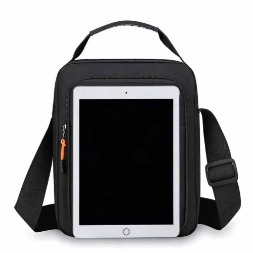 Sac à Main & Bandoulière Urbain pour Homme  Organisation optimale : Ses multiples poches compartimentées accueillent facilement tous vos essentiels (portefeuille, clés, mini-tablette, etc.).