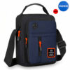 Sac à Main & Bandoulière Urbain pour Homme  Organisation optimale : Ses multiples poches compartimentées accueillent facilement tous vos essentiels (portefeuille, clés, mini-tablette, etc.).