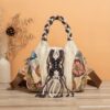 Style ethnique : sac à bandoulière ajustable, tissé à la main