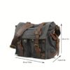 Sac messager en toile vintage pour homme