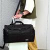 Sac de Voyage Color-Block avec Compartiment Chaussures & Bandoulière