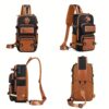 Sac bandoulière anti-vol grand format Poitrine & randonnée