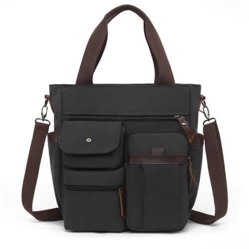 Sac Bandoulière Homme en Toile pour PC Portable