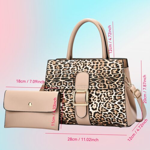 Ensemble de sac à main 2 en 1 pour femme, style rétro