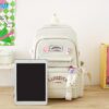 Ensemble sac à dos fille couleur unie Sac grand format