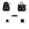 Ensemble 5 pièces sac à dos scolaire pour adolescent