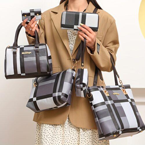 Ensemble 6 pièces sac à main et bandoulière