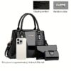Ensemble Sacs 3 Pièces Motif Crocodile