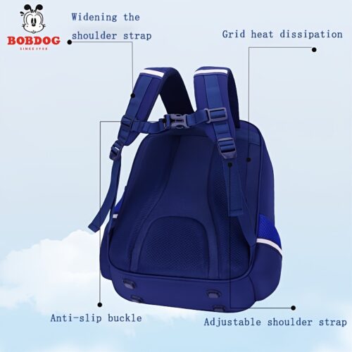 Sac à dos universitaire léger multi-poches