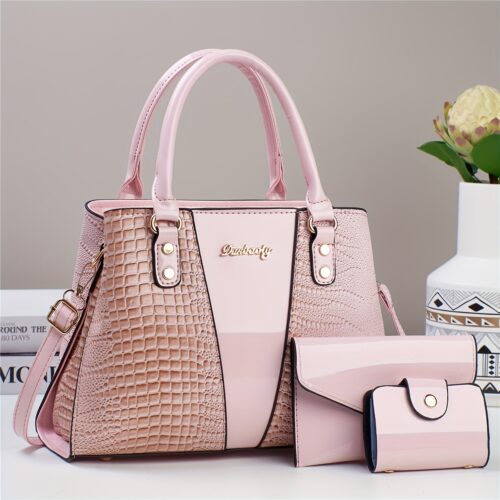 Ensemble Sacs 3 Pièces Motif Crocodile