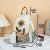 Sac à dos chat style ethnique Élégance artisanale