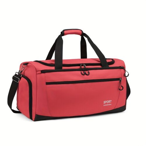 Sac de Voyage Color-Block avec Compartiment Chaussures & Bandoulière