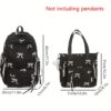 Sac à dos imprimé avec nœud & Sac cabas assorti