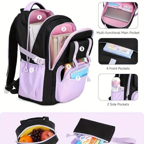 Ensemble de 3 pièces : Sac à dos, sac à main et pochette