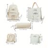 Ensemble sac à dos fille couleur unie Sac grand format
