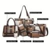 Ensemble 6 pièces sac à main et bandoulière