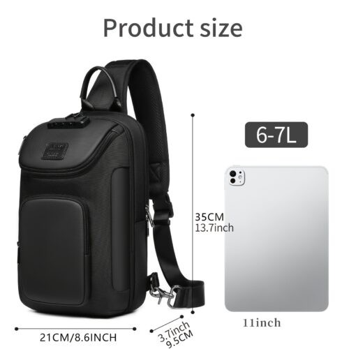 Sac Bandoulière Léger pour Homme Étui Tablette