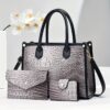 Sac à Main Luxe Effet Crocodile :