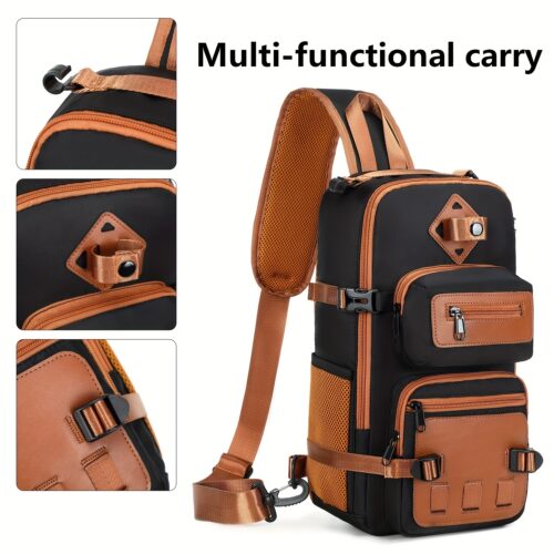 Sac bandoulière anti-vol grand format Poitrine & randonnée