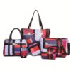 Ensemble 6 pièces sac à main et bandoulière