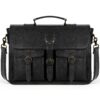 Sac Messager pour Hommes en Cuir PU Vintage