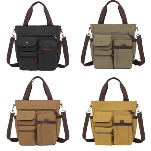 Sac Bandoulière Homme en Toile pour PC Portable