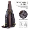 Sac bandoulière et sac à dos homme en cuir pleine fleur