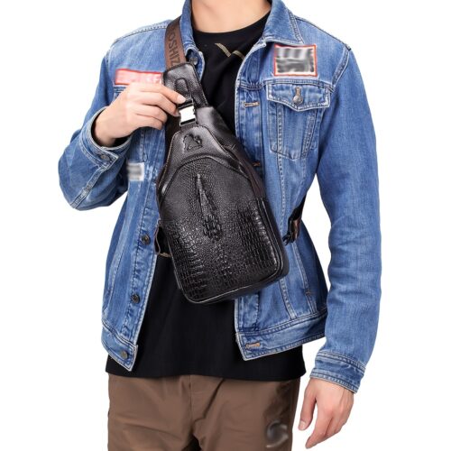 Sac bandoulière et sac à dos homme en cuir pleine fleur