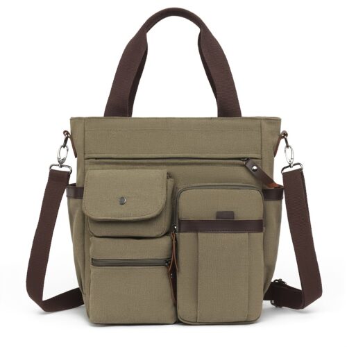 Sac Bandoulière Homme en Toile pour PC Portable