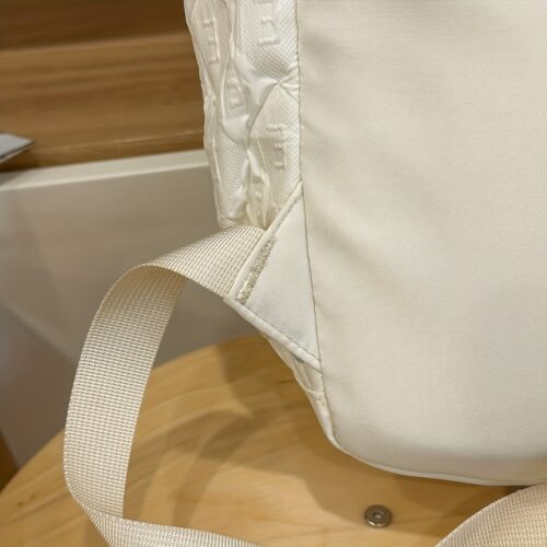 Sac à dos imprimé avec nœud & Sac cabas assorti