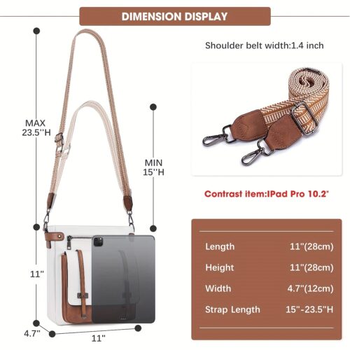 Sac messager voyage femme grand format