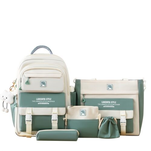 Ensemble de Sac à Dos pour Adolescent 5 Pièces