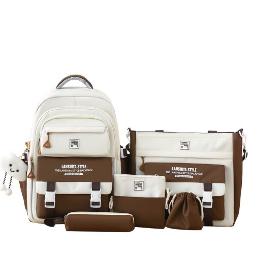Ensemble de Sac à Dos pour Adolescent 5 Pièces