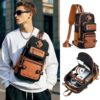 Sac bandoulière anti-vol grand format Poitrine & randonnée
