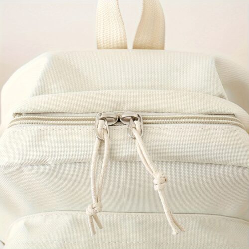 Ensemble sac à dos fille couleur unie Sac grand format
